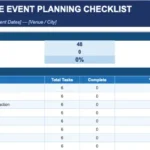 Conference event planning checklist for multi-track, multi-day conferences